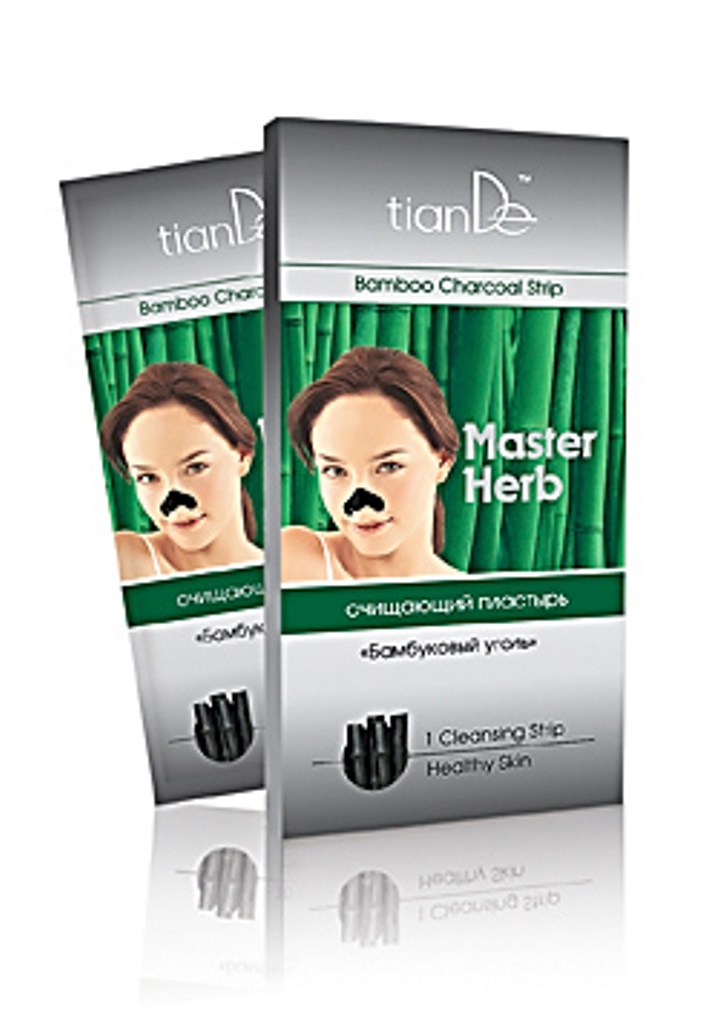 Очищающий пластырь для носа "Бамбуковый уголь" Master Herb